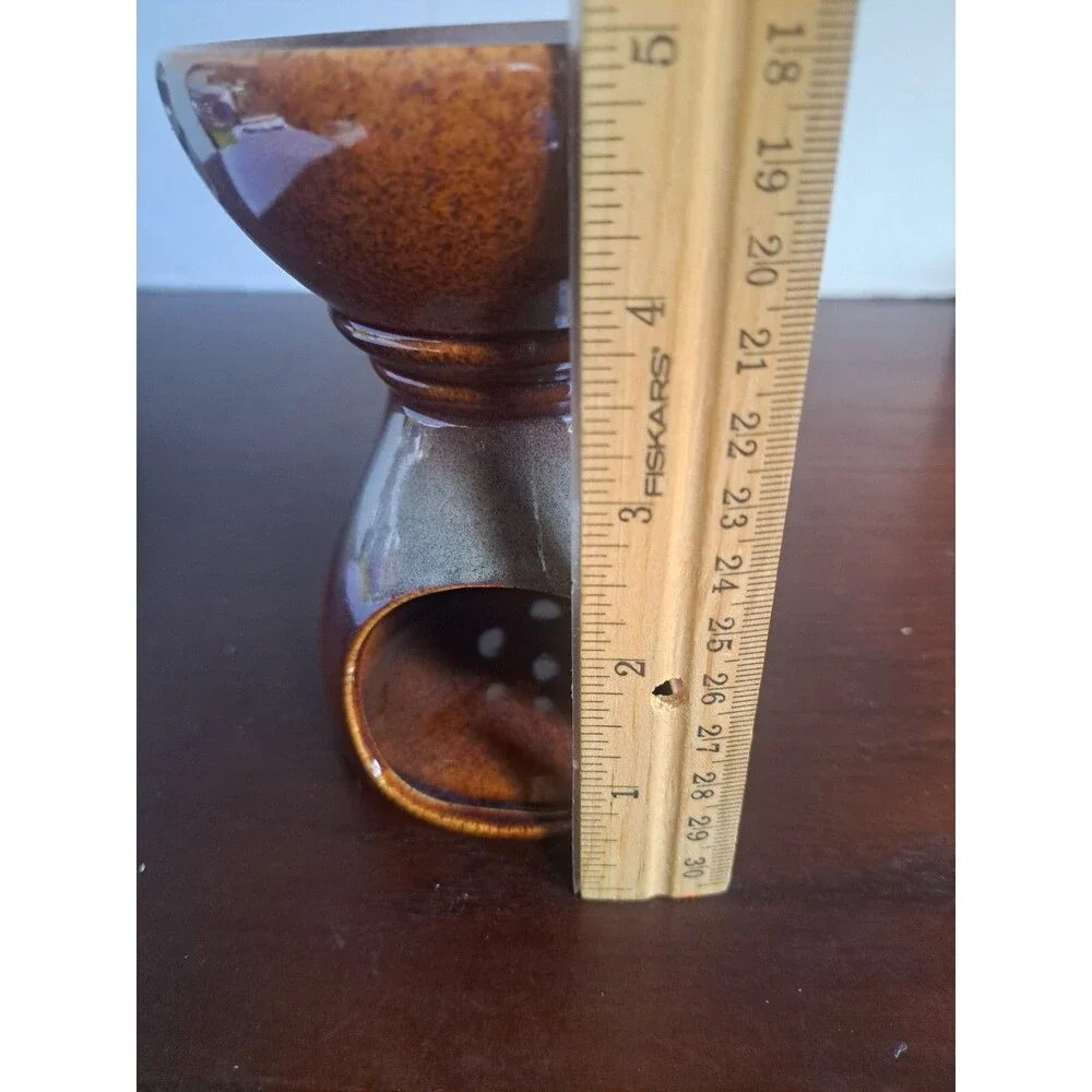 Ceramic Brown Tart/candle Warmer